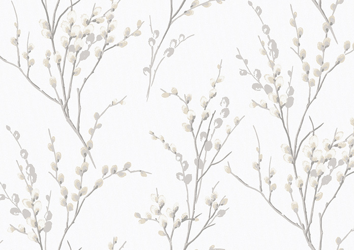 Laura Ashley Pussy Willow, Dove Grey - Roller Blind - Image 6